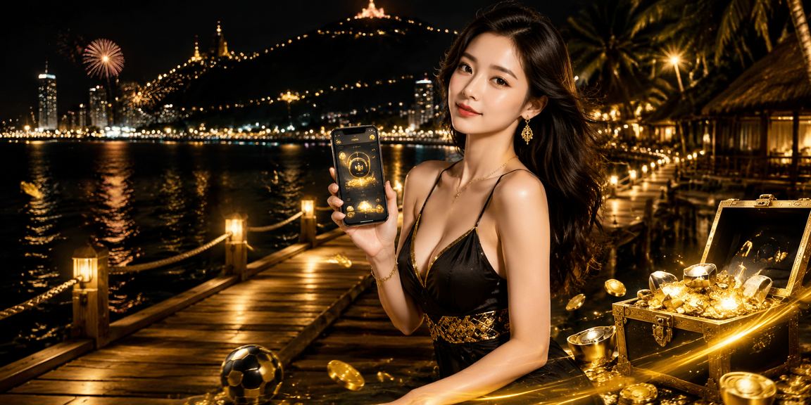 Người dùng Vũng Tàu chơi xổ số và xem kết quả trực tuyến trên bãi biển qua điện thoại